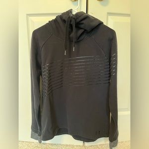 Black Under Armour funnel neck hoodie